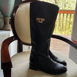 Tory Burch tall, brown boots